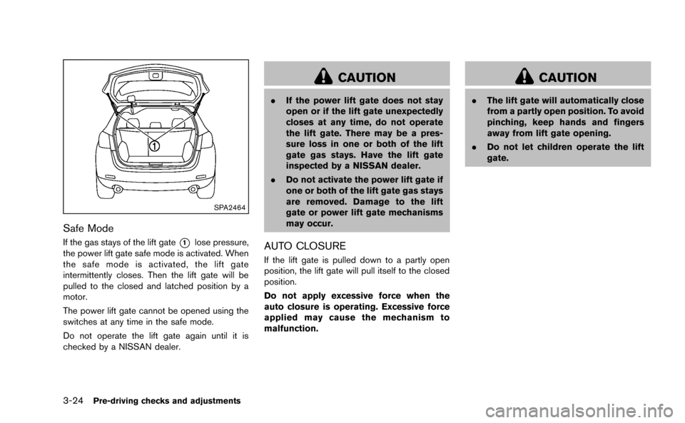 NISSAN MURANO 2014 2.G Owners Manual 