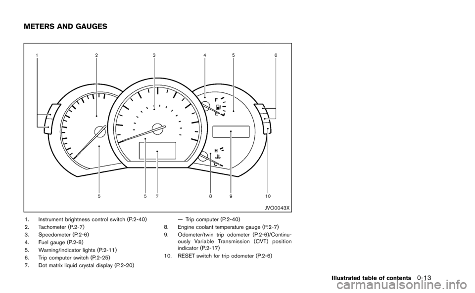 NISSAN MURANO 2014 2.G Owners Manual 