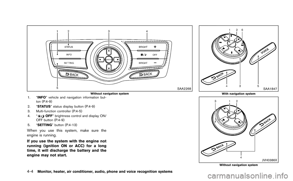 NISSAN MURANO 2014 2.G Owners Manual 