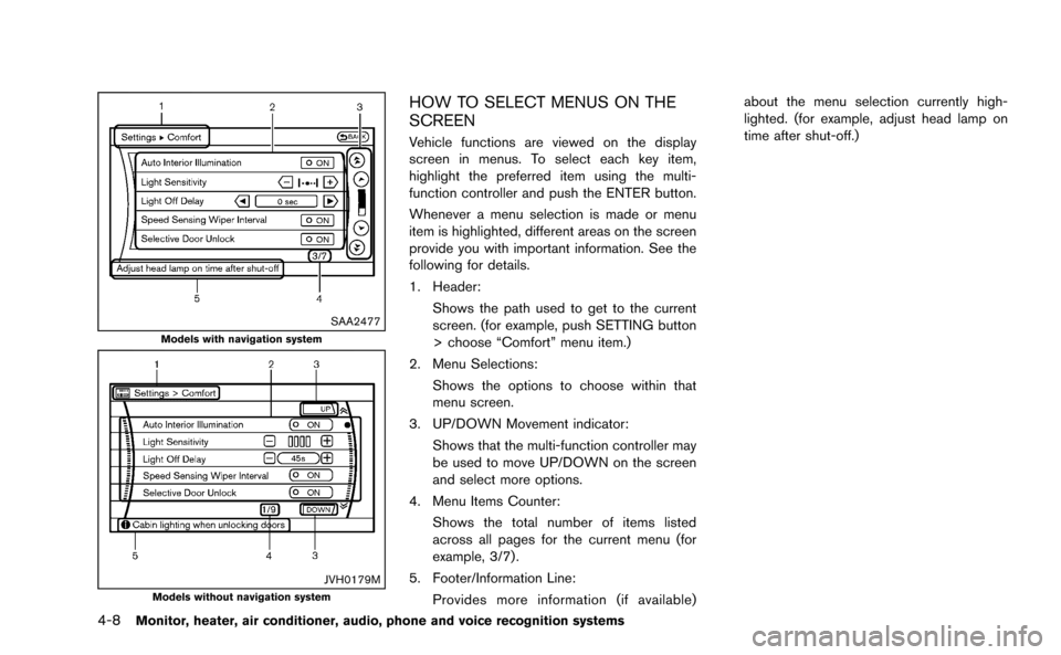 NISSAN MURANO 2014 2.G Owners Manual 