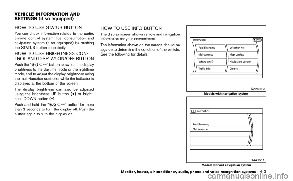 NISSAN MURANO 2014 2.G Owners Manual 