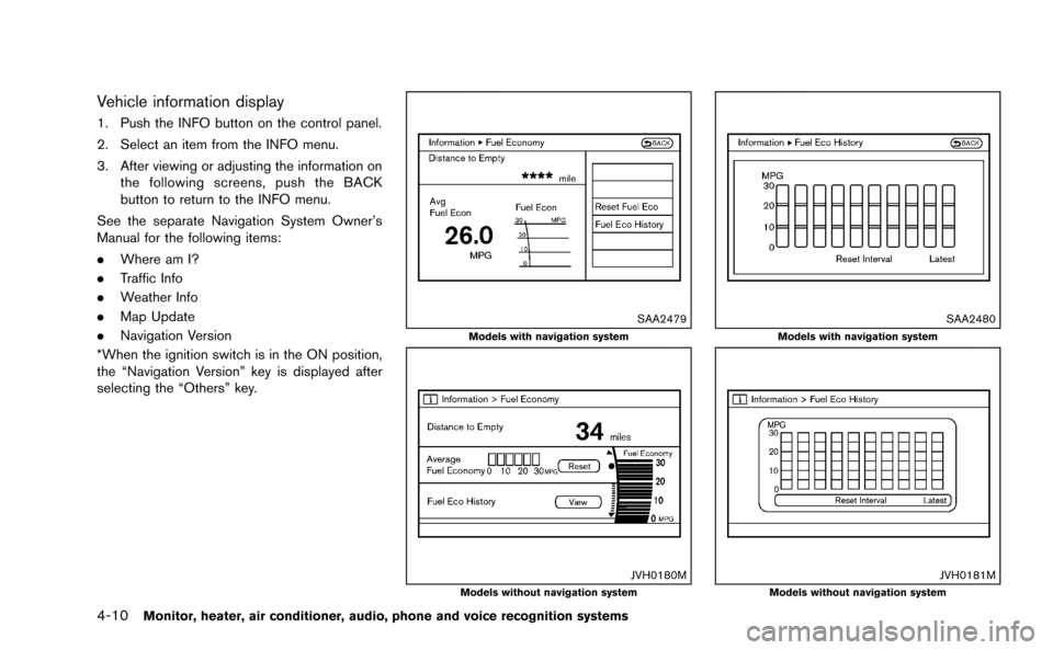 NISSAN MURANO 2014 2.G Owners Manual 