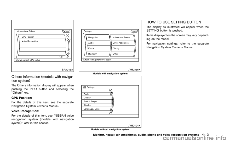 NISSAN MURANO 2014 2.G Owners Manual 