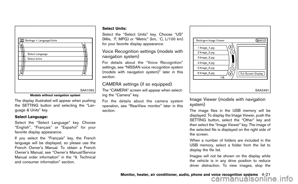 NISSAN MURANO 2014 2.G Owners Manual 