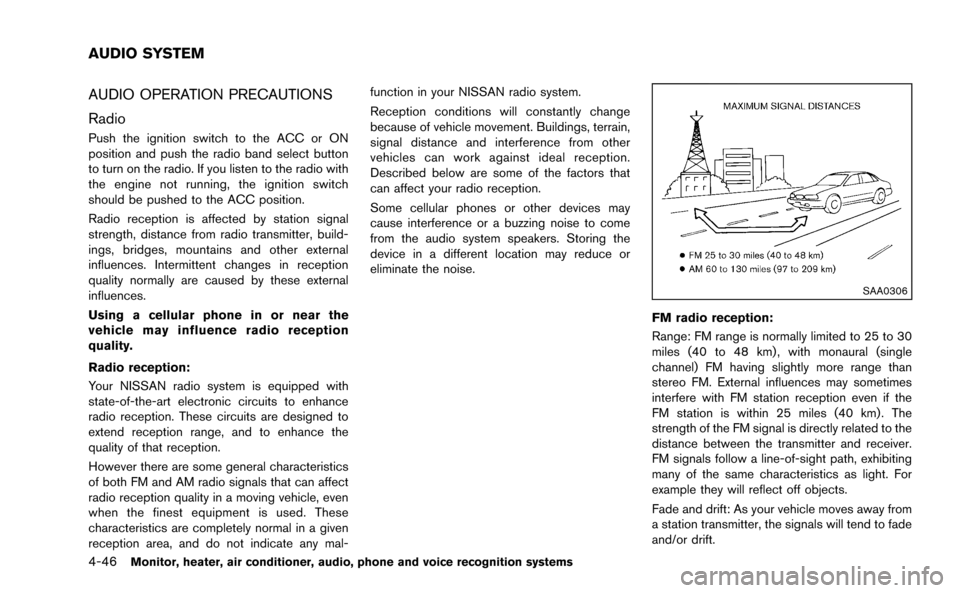 NISSAN MURANO 2014 2.G Owners Manual 