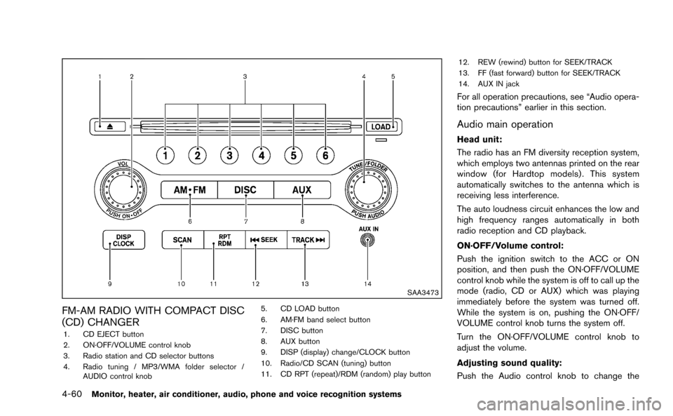 NISSAN MURANO 2014 2.G Owners Manual 