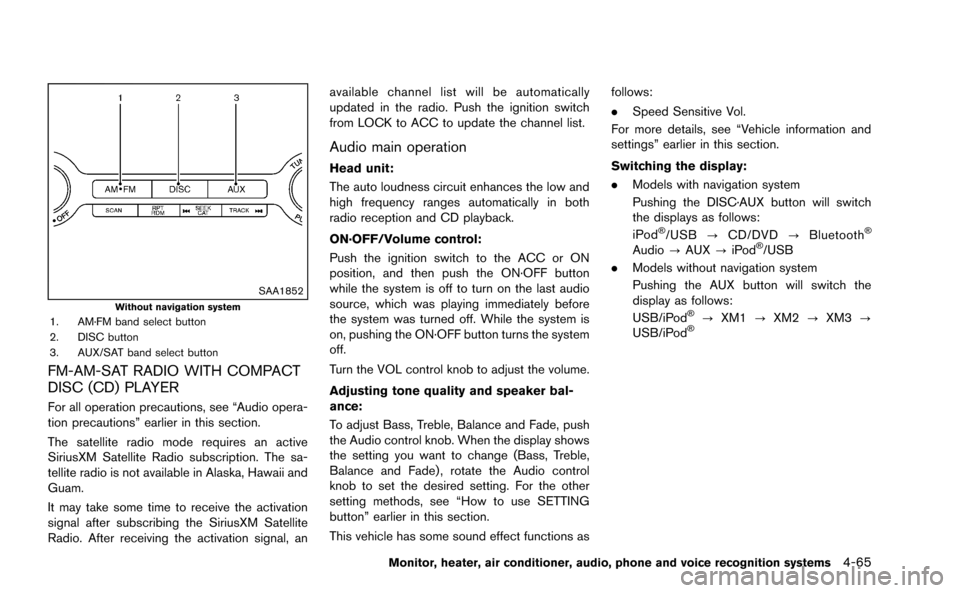 NISSAN MURANO 2014 2.G Owners Manual 