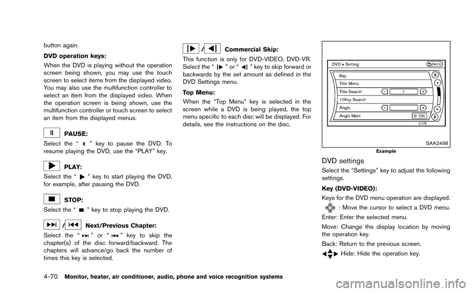 NISSAN MURANO 2014 2.G Owners Manual 