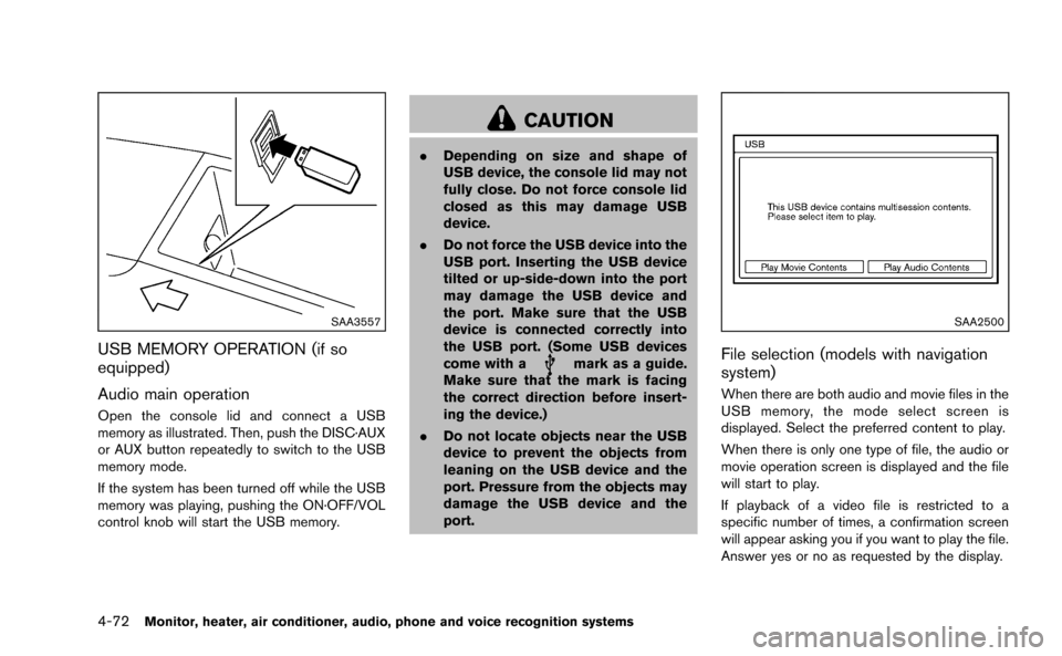 NISSAN MURANO 2014 2.G Owners Manual 