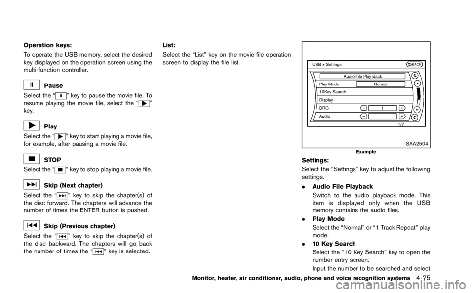 NISSAN MURANO 2014 2.G Owners Manual 