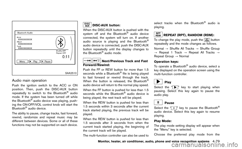 NISSAN MURANO 2014 2.G Owners Manual 