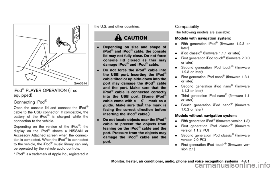 NISSAN MURANO 2014 2.G Owners Manual 