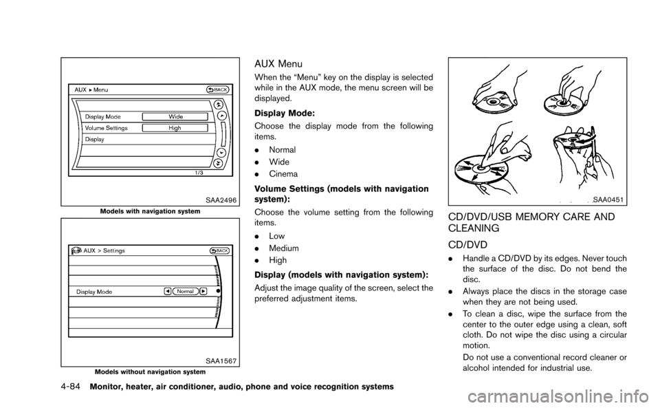 NISSAN MURANO 2014 2.G Owners Manual 