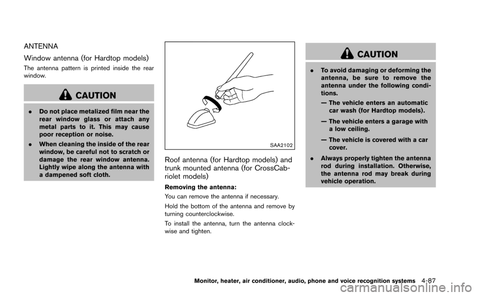 NISSAN MURANO 2014 2.G Owners Manual 