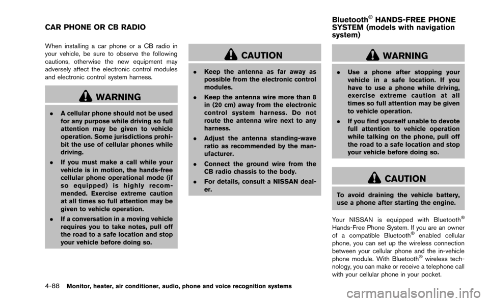 NISSAN MURANO 2014 2.G Owners Manual 