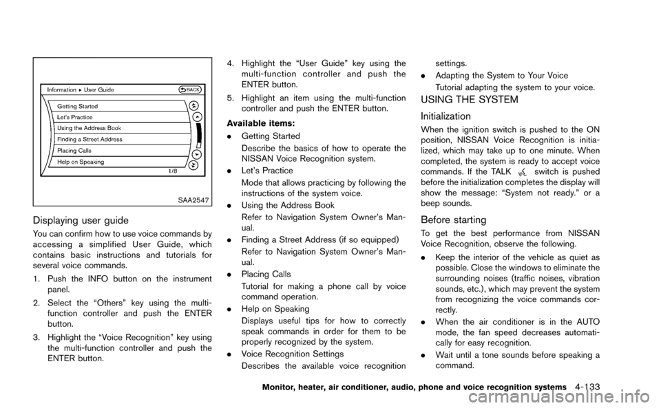 NISSAN MURANO 2014 2.G Owners Manual 