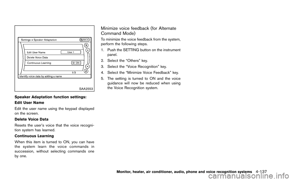 NISSAN MURANO 2014 2.G Owners Manual 