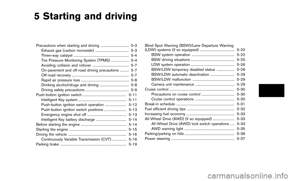 NISSAN MURANO 2014 2.G Owners Manual 