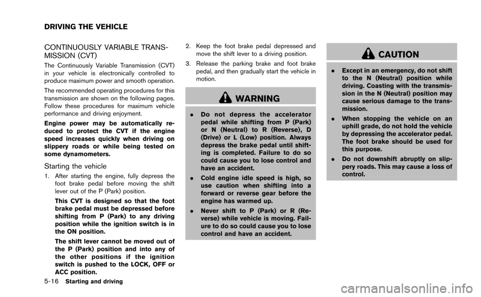 NISSAN MURANO 2014 2.G Owners Manual 