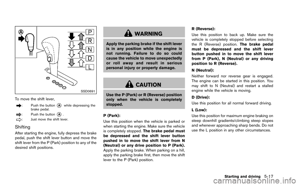 NISSAN MURANO 2014 2.G Owners Manual 