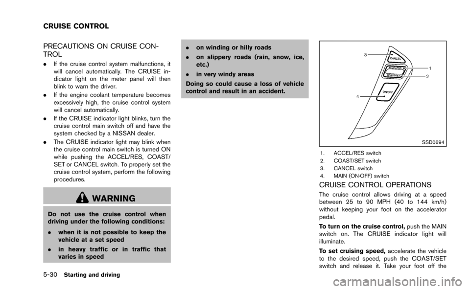 NISSAN MURANO 2014 2.G Owners Manual 