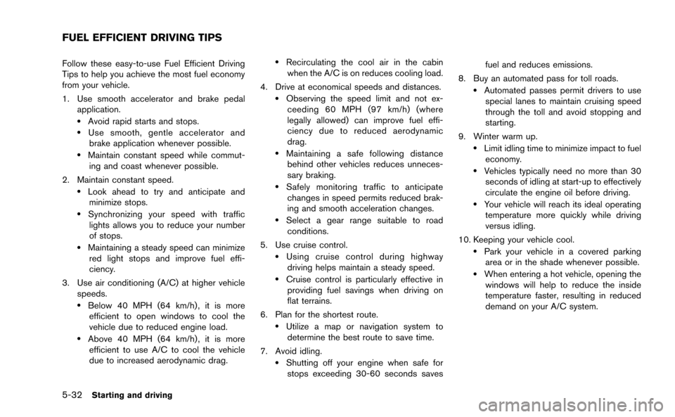 NISSAN MURANO 2014 2.G Owners Manual 