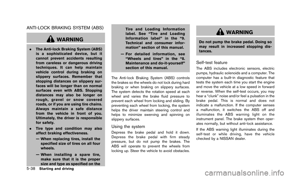 NISSAN MURANO 2014 2.G Owners Manual NISSAN MURANO 2014 2.G Owners Manual