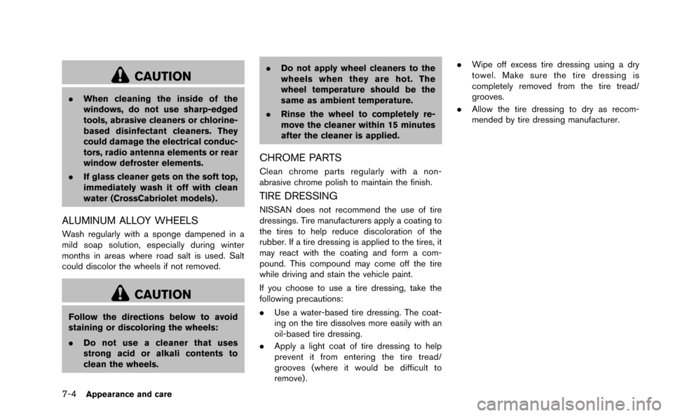 NISSAN MURANO 2014 2.G Owners Manual 