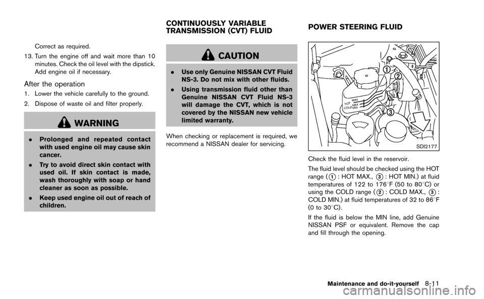 NISSAN MURANO 2014 2.G Owners Manual 