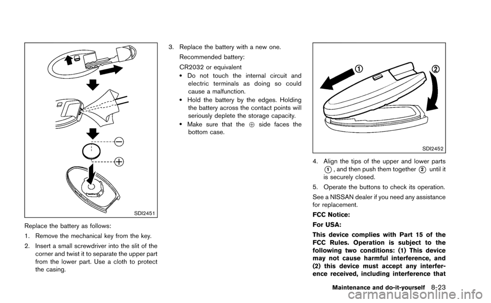 NISSAN MURANO 2014 2.G Owners Manual 