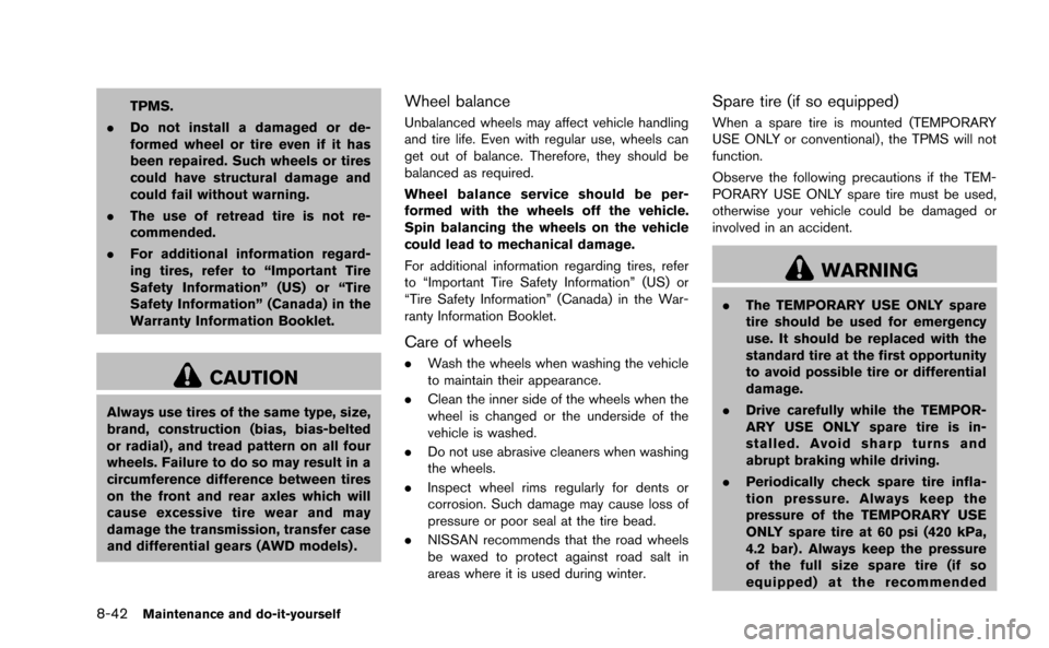 NISSAN MURANO 2014 2.G Owners Manual NISSAN MURANO 2014 2.G Owners Manual