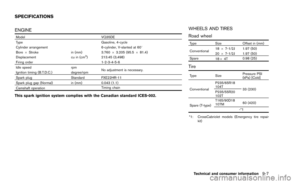 NISSAN MURANO 2014 2.G Owners Manual 