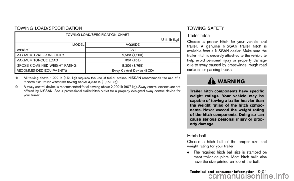 NISSAN MURANO 2014 2.G Owners Manual 