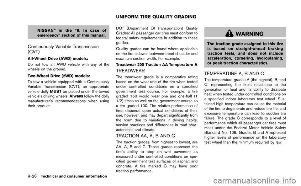 NISSAN MURANO 2014 2.G Owners Manual 