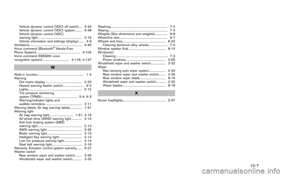 NISSAN MURANO 2014 2.G Owners Manual 