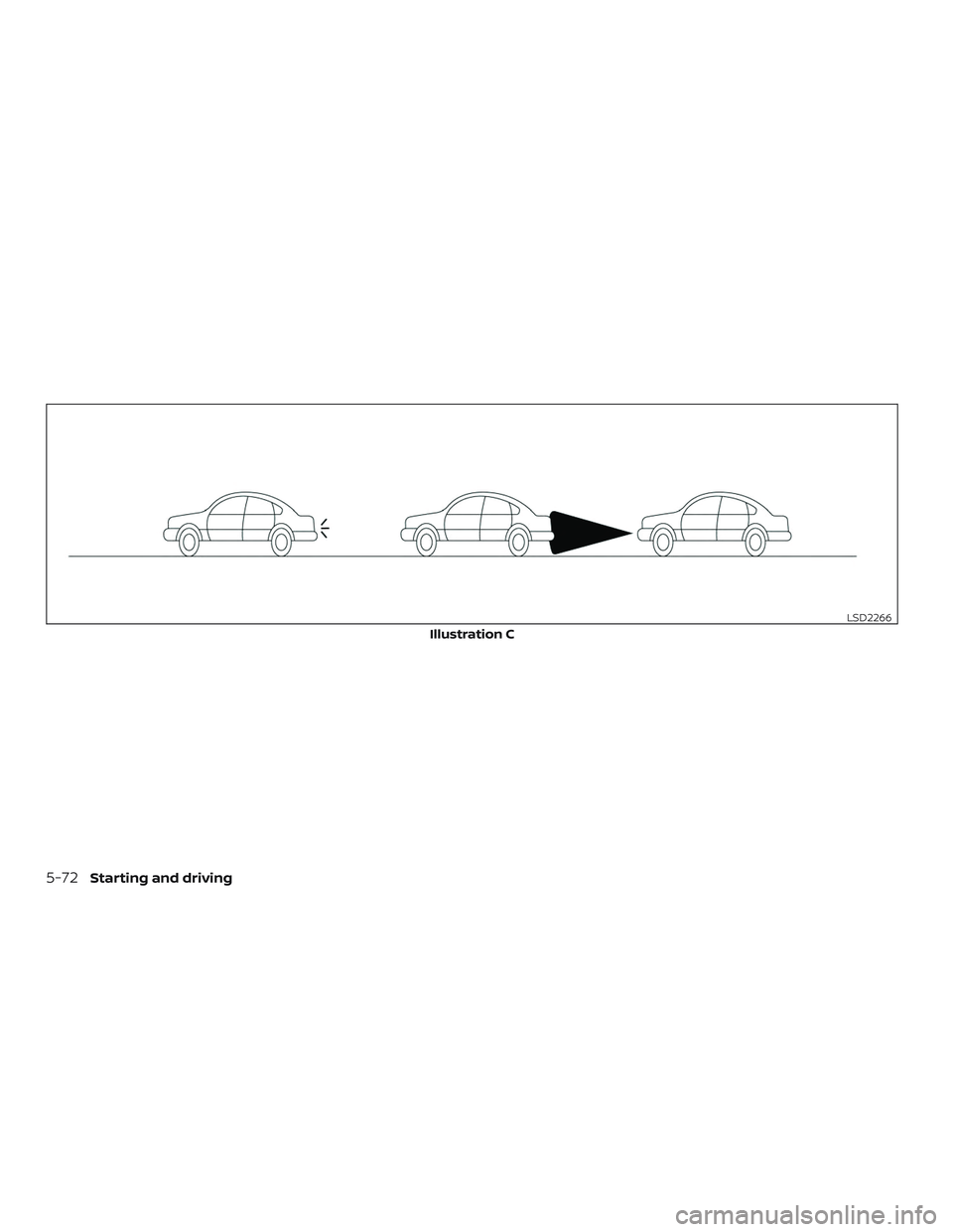 NISSAN ALTIMA 2018  Owner´s Manual Illustration C
LSD2266
5-72Starting and driving 