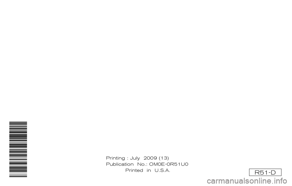 NISSAN PATHFINDER 2010 Owner´s Manual NISSAN PATHFINDER 2010 Owner´s Manual