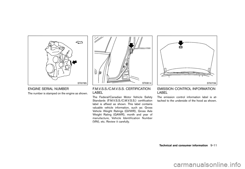 NISSAN JUKE 2015 F15 / 1.G Owners Manual  
������� 
�> �(�G�L�W� ����� ���� �0�R�G�H�O� �)�����@ 
STI0785 
ENGINE SERIALNUMBER 
GUID-3F D05154-07 DB-44B5-AFC5-52E87A2 82E5C 
The number isstamped onthe engine as shown. 
