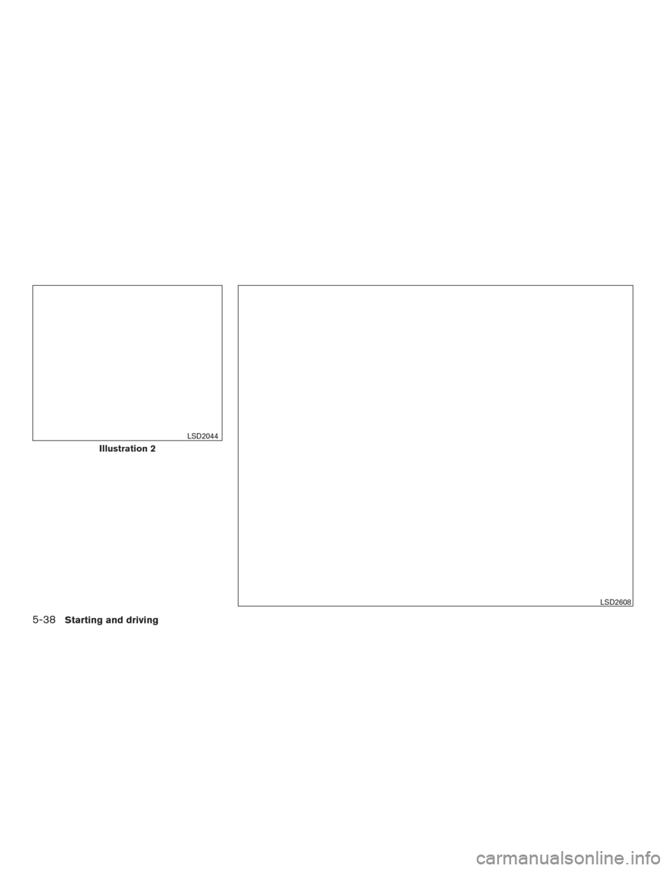NISSAN TITAN 2016 2.G Owners Manual Illustration 2
LSD2044
LSD2608
5-38Starting and driving NISSAN TITAN 2016 2.G Owners Manual Illustration 2
LSD2044
LSD2608
5-38Starting and driving