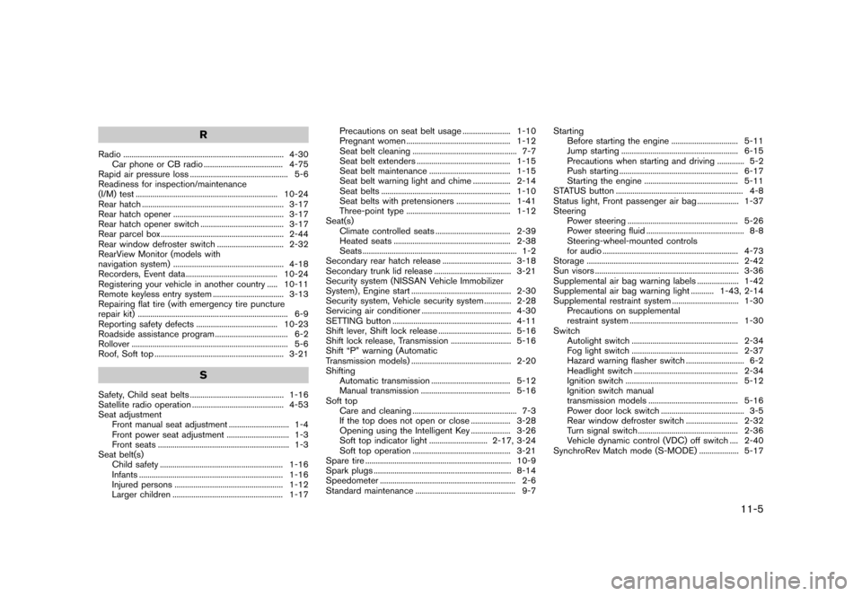 NISSAN 370Z COUPE 2017 Z34 Service Manual �������
�> �(�G�L�W� ����� �� �� �0�R�G�H�O� �����0�< �1�,�6�6�$�1 ����=��=��� �2�0���(���=���8� �@
R
Radio...
.....................................................