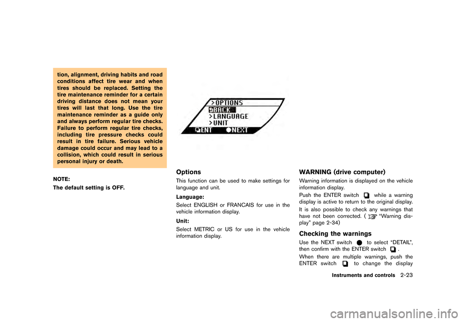 NISSAN GT-R 2017 R35 Owners Manual �������
�> �(�G�L�W� ����� �� �� �0�R�G�H�O� �����0�< �1�,�6�6�$�1 �*�7��5��5��� �2�0���(���5���8� �@
tion, alignment, driving habits and road
conditions affect tire 