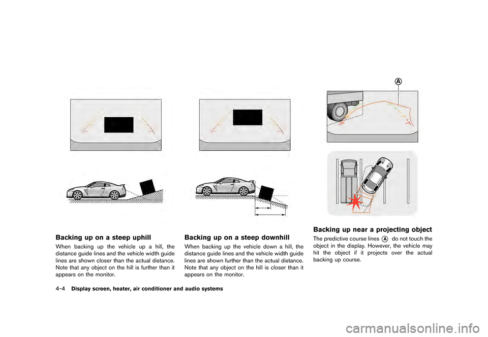 NISSAN GT-R 2017 R35 Owners Manual �������
�> �(�G�L�W� ����� �� �� �0�R�G�H�O� �����0�< �1�,�6�6�$�1 �*�7��5��5��� �2�0���(���5���8� �@
4-4Display screen, heater, air conditioner and audio systems
JVH