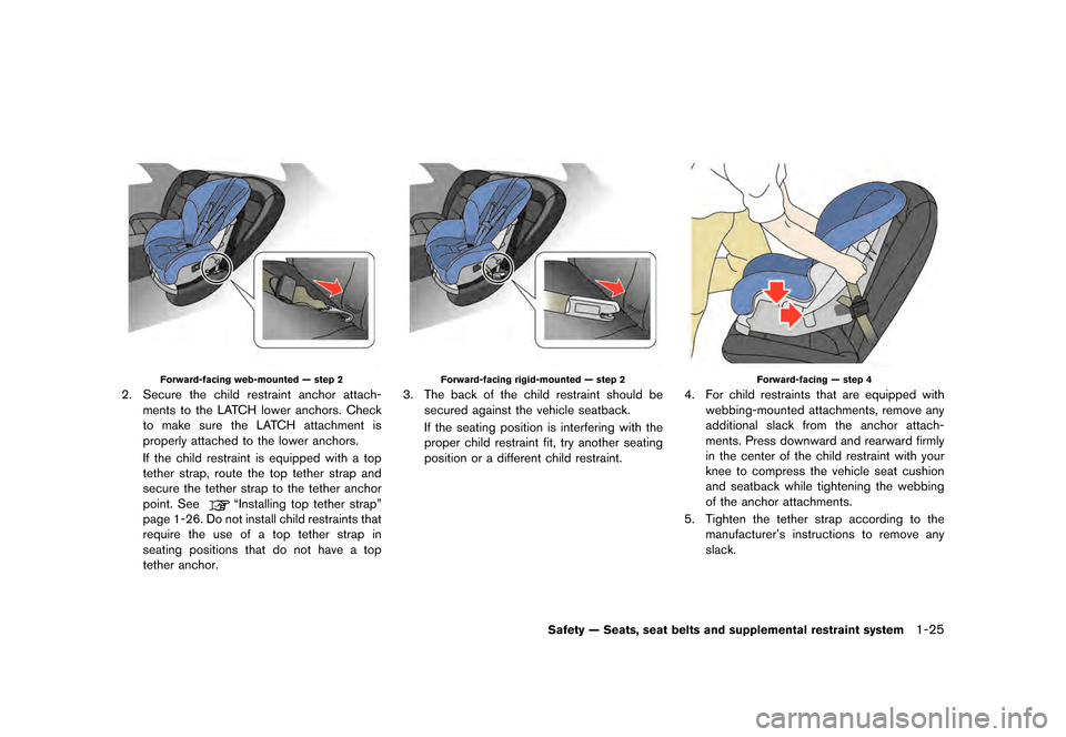 NISSAN GT-R 2017 R35 Manual PDF ������
�> �(�G�L�W� ����� �� �� �0�R�G�H�O� �����0�< �1�,�6�6�$�1 �*�7��5��5��� �2�0���(���5���8� �@
GPR0045
Forward-facing web-mounted Ð step 2
2. Secure the child r