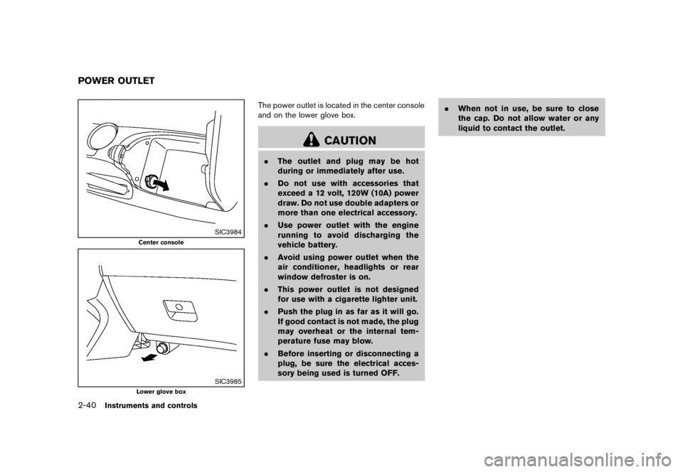 NISSAN 370Z 2010 Owners Manual NISSAN 370Z 2010 Owners Manual