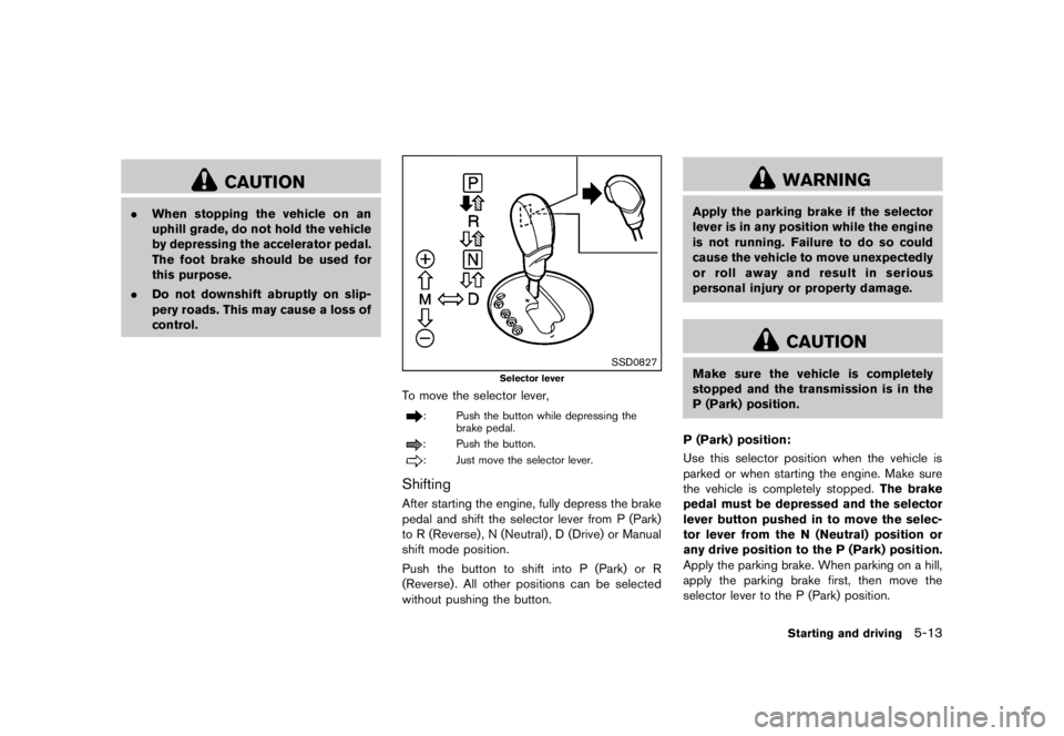 NISSAN 370Z 2010  Owners Manual 
