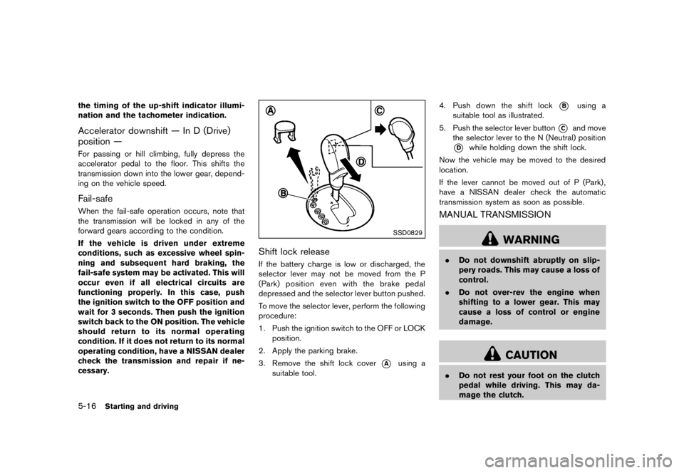 NISSAN 370Z 2010  Owners Manual 