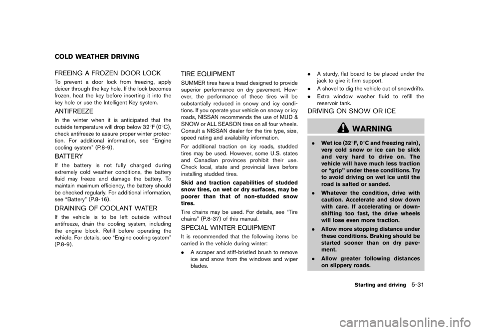 NISSAN 370Z 2010  Owners Manual 