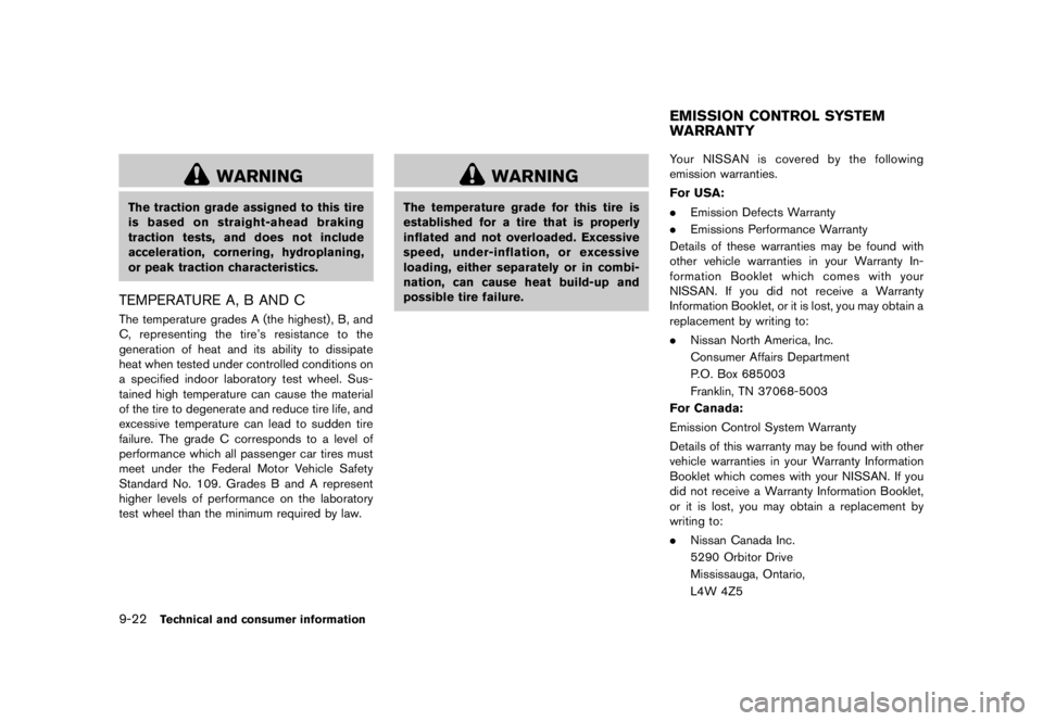 NISSAN 370Z 2010  Owners Manual 