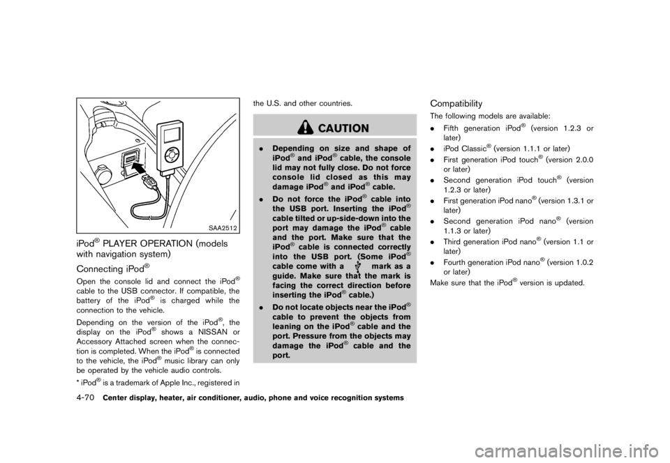 NISSAN 370Z 2012  Owners Manual 