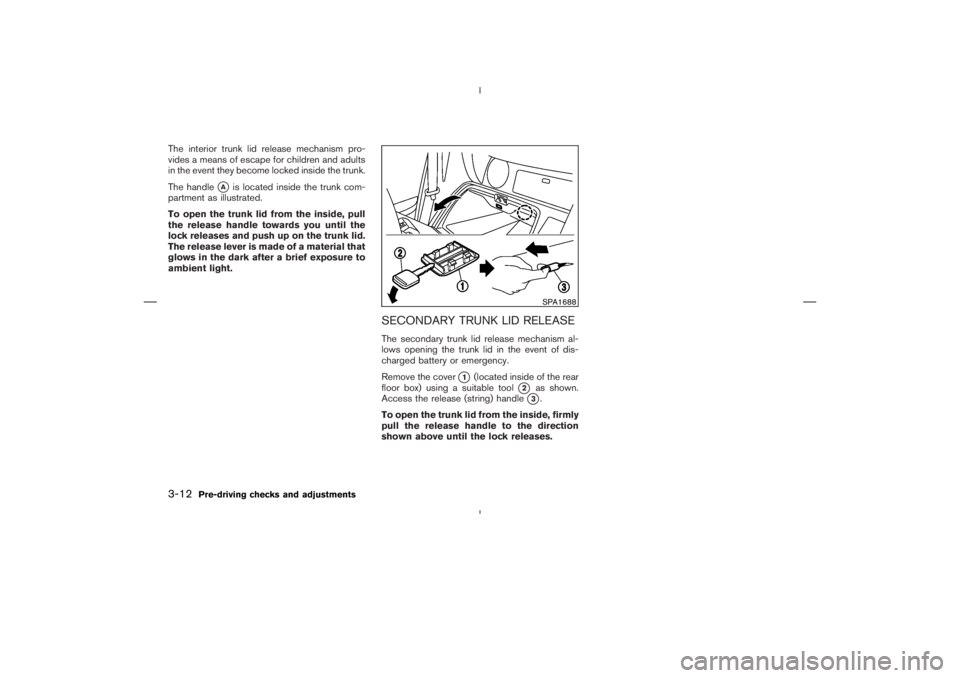NISSAN 370Z 2009  Owners Manual 